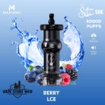 mosmo sultan 50k puffs shisha style 50mg disposable vape in dubai berry ice