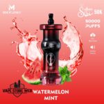 mosmo sultan 50k puffs shisha style 50mg disposable vape in dubai watermelon mint