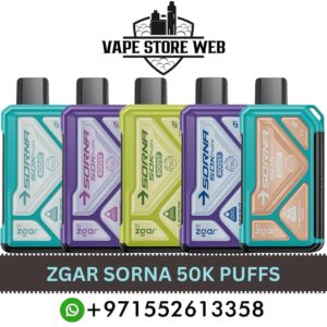 Zgar Sorna 50k Puffs Disposable Vape In Dubai