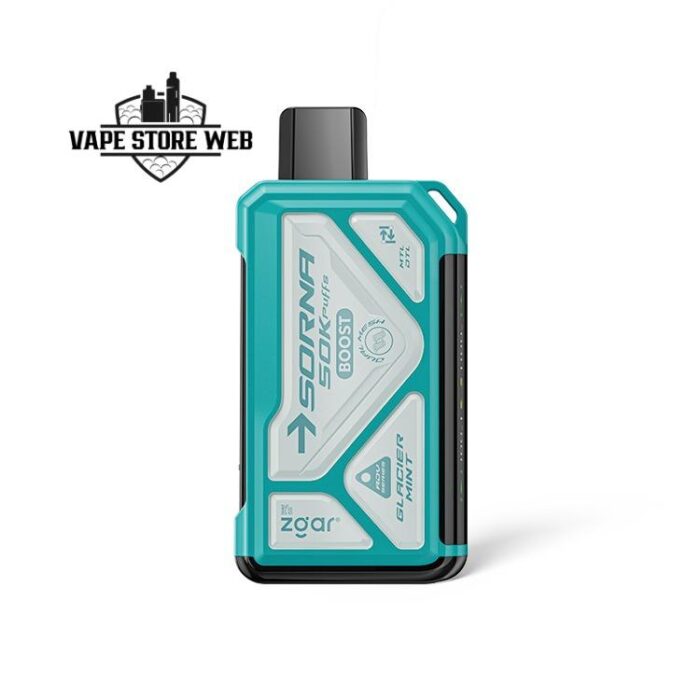 zgar sorna 50k puffs disposable vape in dubai glacier mint