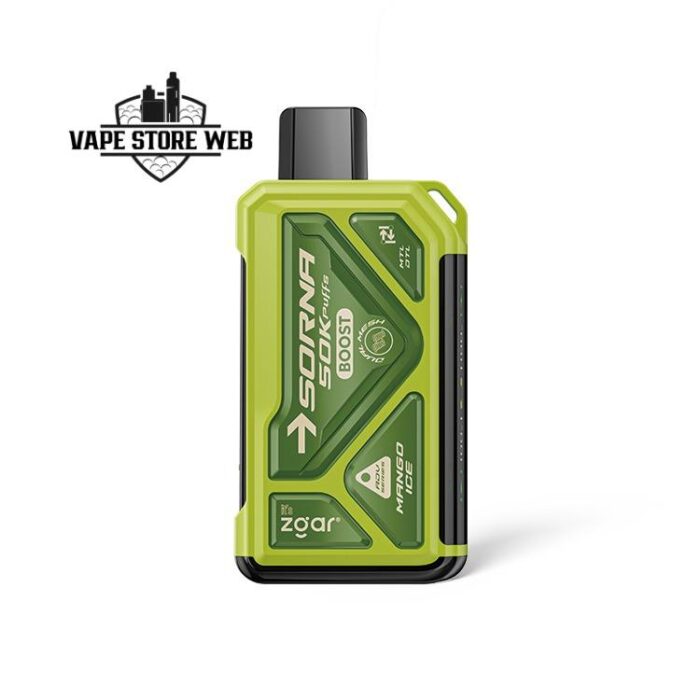 zgar sorna 50k puffs disposable vape in dubai mango ice
