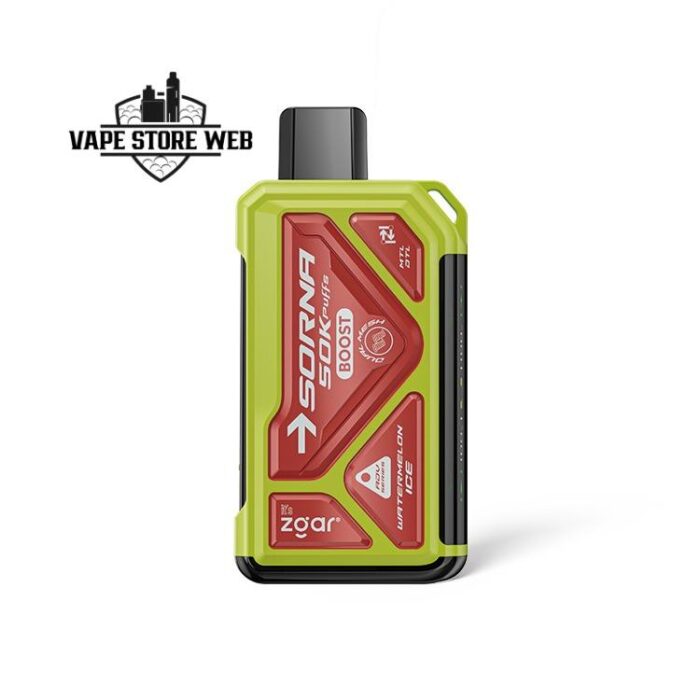 zgar sorna 50k puffs disposable vape in dubai watermelon ice