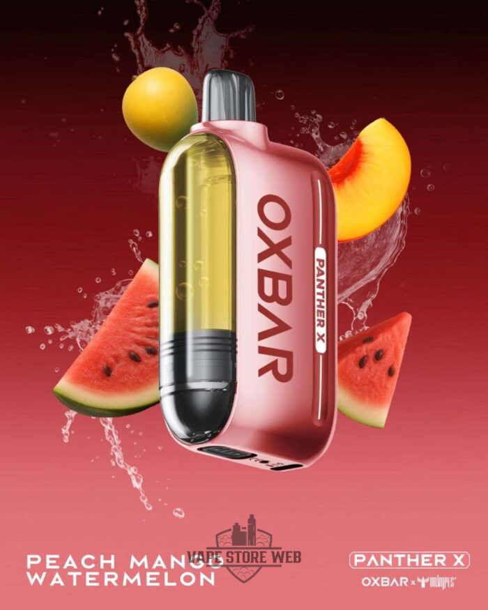 Dr Vapes Oxbar Panther X 50000 Puffs Disposable Vape peach mango watermelon