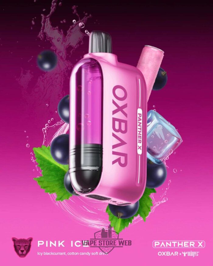 Dr Vapes Oxbar Panther X 50000 Puffs Disposable Vape pink ice