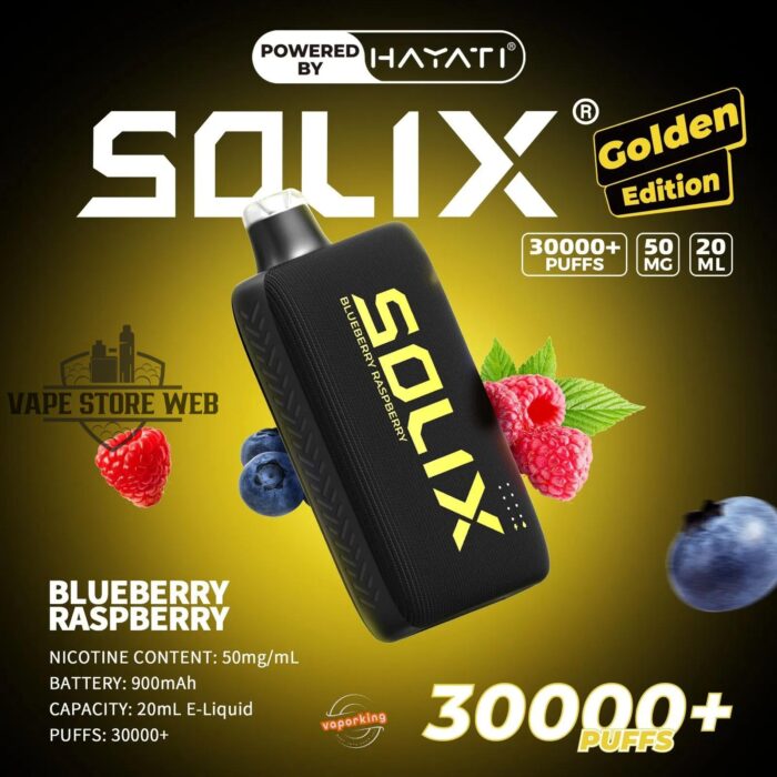 Hayati-Solix-30000-Puffs-Disposbale-Blueberry-Raspberry