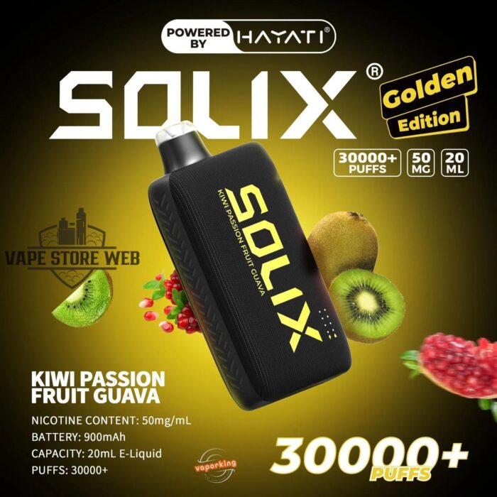 Hayati-Solix-30000-Puffs-Disposbale-Kiwi-Passion-Fruit-Guava