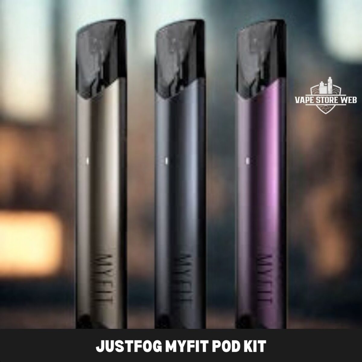 vuse go light flashing JUSTFOG C601 Vape Pen Kit with C601 Pod 1.7ml Tank Tunisia main image 0
