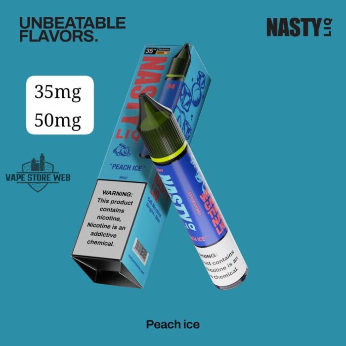 Nasty LIQ 60ml E-Liquid peach ice