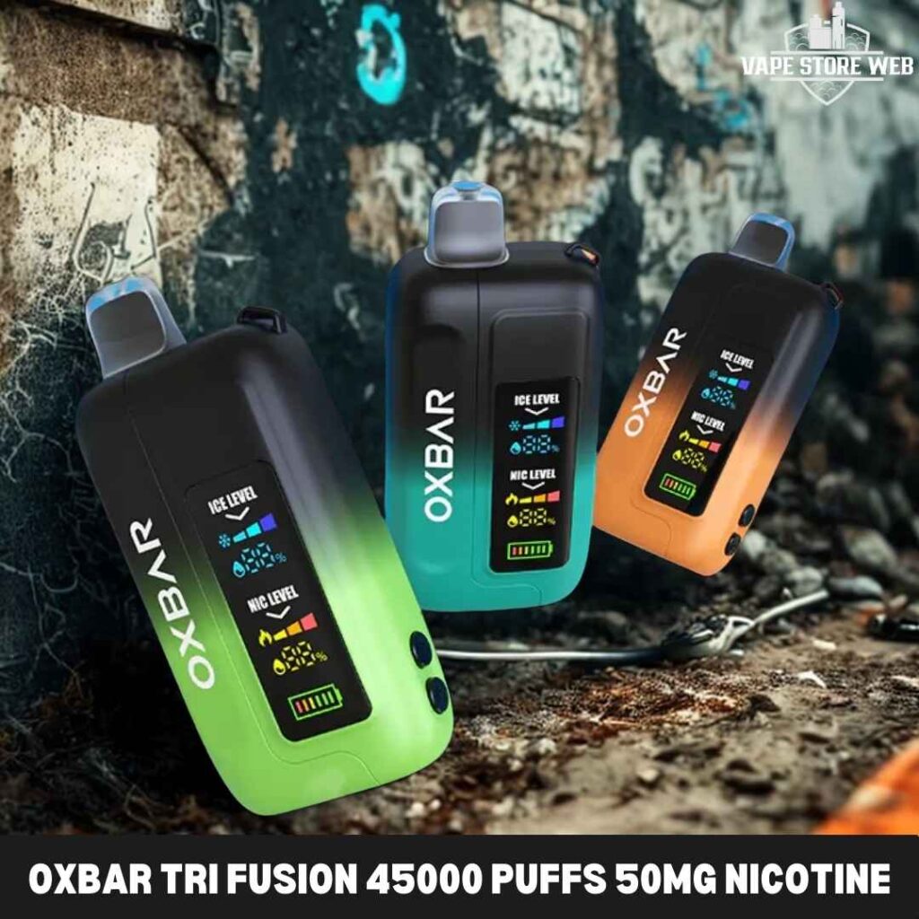 Oxbar tri fusion 45000 puffs 50mg nicotine
