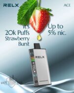 Relx ACE 20000puffs 20mg Disposable Vape Strawberry burst