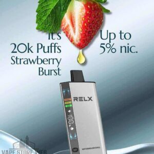 Relx ACE 20000puffs 20mg Disposable Vape Strawberry Burst