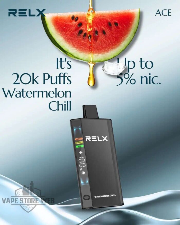 Relx ACE 20000puffs 20mg Disposable Vape Watermelon Chill