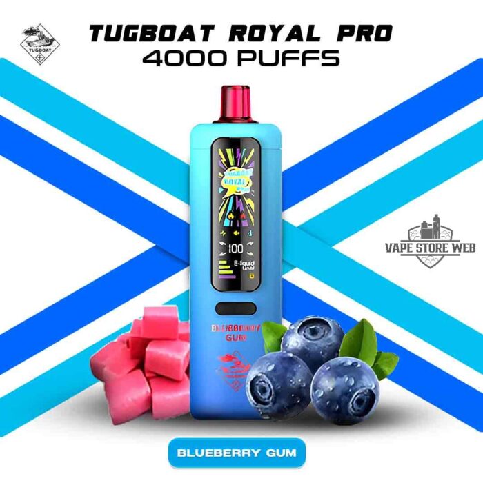 Tugboat-Royal-Pro-40000-Puffs-Blueberry-Gum-Disposable-Vape-In-U
