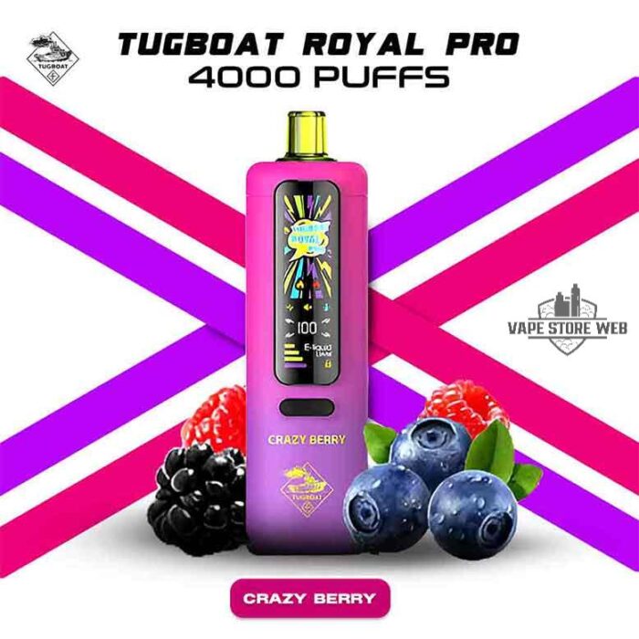 Tugboat-Royal-Pro-40000-Puffs-Crazy-Berry-Disposable-Vape-In-UAE