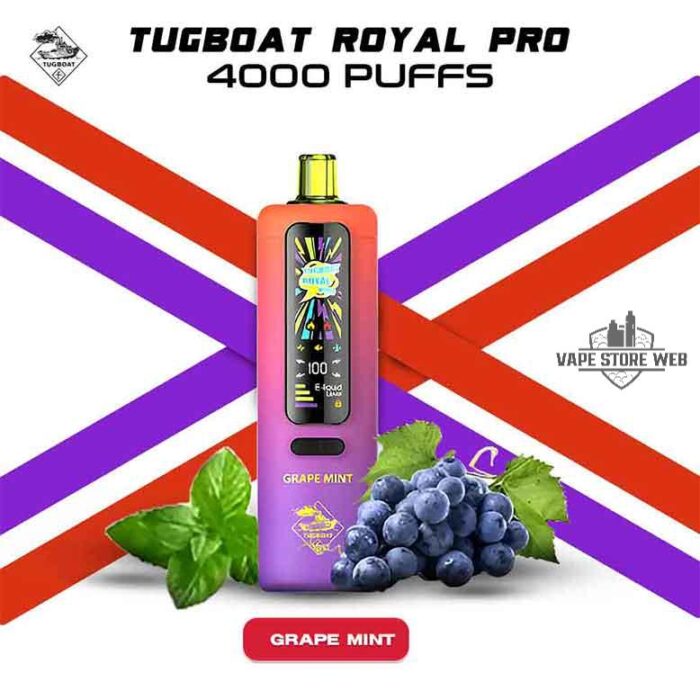 Tugboat-Royal-Pro-40000-Puffs-Grape-Mint-Disposable-Vape-In-UAE