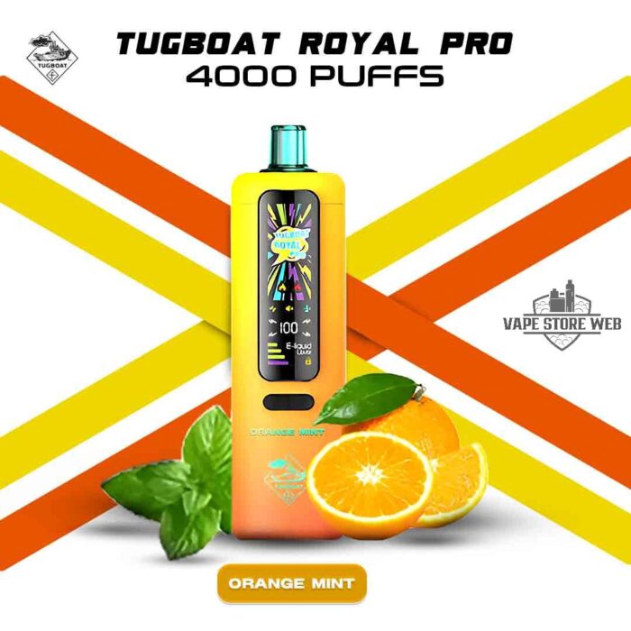 Tugboat-Royal-Pro-40000-Puffs-Orange-Mint-Disposable-Vape-In-UAE