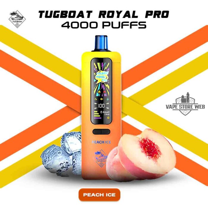 Tugboat-Royal-Pro-40000-Puffs-Peach-Ice-Disposable-Vape-In-UAE