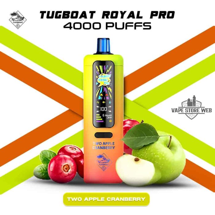 Tugboat-Royal-Pro-40000-Puffs-Two-Apple-Cranberry-Disposable-Vape-In-UAE