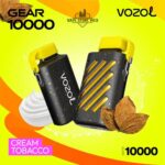VOZOL GEAR 10000 PUFFS Disposable Vape in Dubai Cream Tobacco