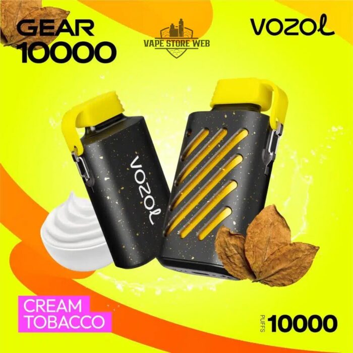 VOZOL GEAR 10000 PUFFS Disposable Vape in Dubai Cream Tobacco