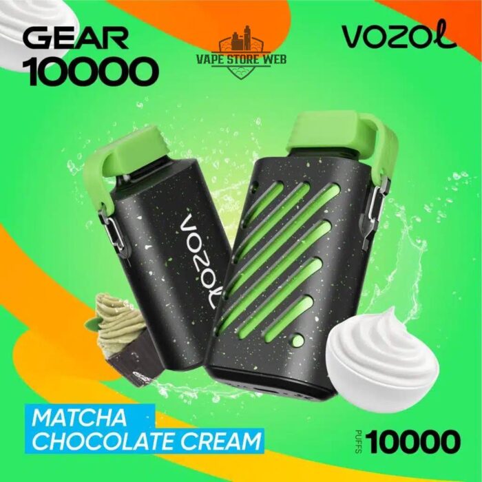 VOZOL GEAR 10000 PUFFS Disposable Vape in Dubai Matcha Chocolate Cream