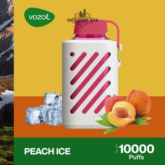 VOZOL GEAR 10000 PUFFS Disposable Vape in Dubai Peach Ice