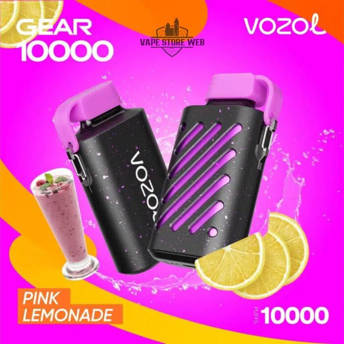 VOZOL GEAR 10000 PUFFS Disposable Vape in Dubai Pink Lemonade