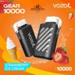 VOZOL GEAR 10000 PUFFS Disposable Vape in Dubai Strawberry Ice Cream