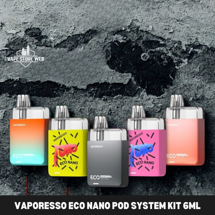 Vaporesso ECO Nano Pod System Kit 6ml In UAE Vaporesso ECO Nano Pod System Kit 6ml In UAE