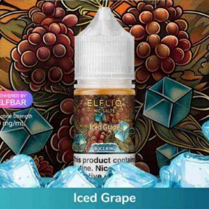 ELFLIQ NIC SALTS Iced Grape 30ML