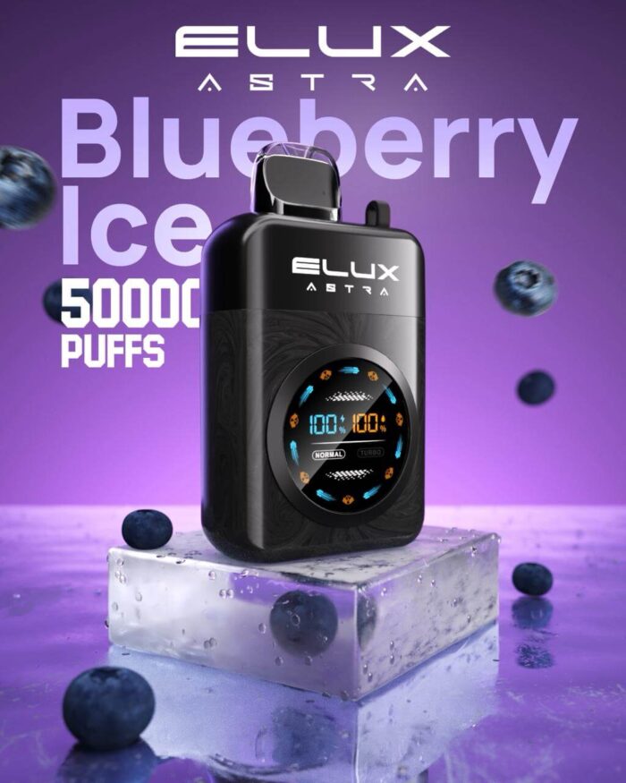 Elux Astra 50000 Puffs Disposable Vape Blueberry Ice