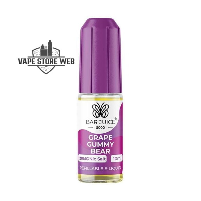 Grape Gummy Bear 50mg Bar Juice Nic Salt E liquid