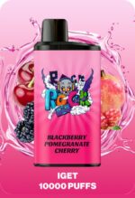 IGET BAR PRO 10000 Puffs Disposable Vape Blackberry Pomegrante Cherry