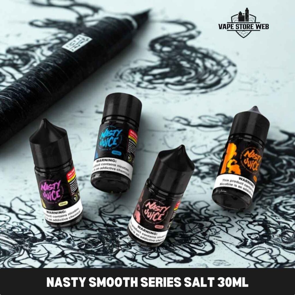 Nasty Smooth Series 30ml review - 35mg and 50mg salt nic e-liquid in the UAE