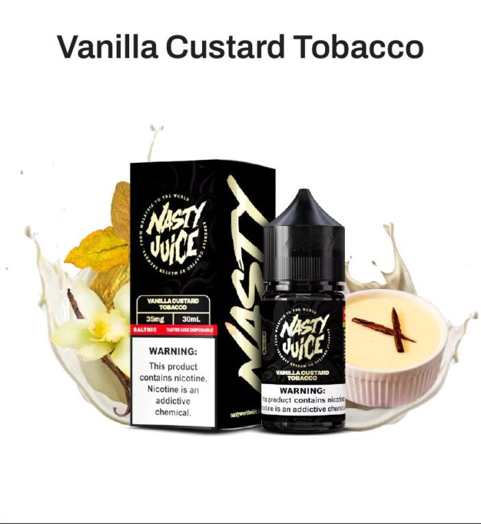 Nasty Smooth Series Salt 30ml vanilla-custard-tobacco