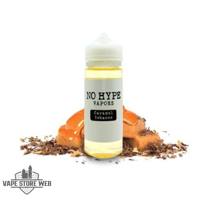 No Hype Vapors Saltnic 30mg 30ml E-Liquid Caramel-Tobacco