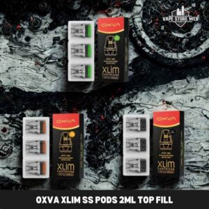 OXVA Xlim SS Pods 2ml Top Fill