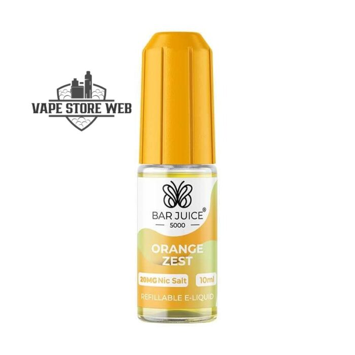 Orange Zest 50mg Bar Juice Nic Salt E liquid