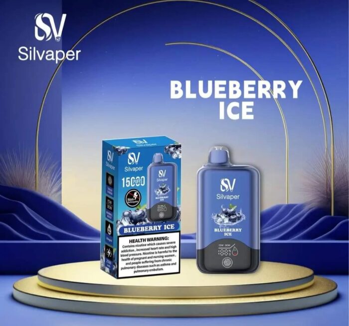 Silvaper-15000-Puffs-Disposable-Vape-Blueberry-Ice