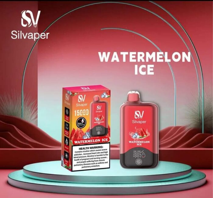 Silvaper-15000-Puffs-Disposable-Vape-Watermelon-Ice