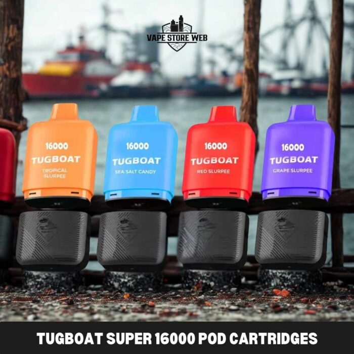Tugboat Super 16000 Pod Cartridges Disposable Vape