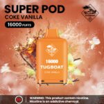 Tugboat Super 16000 Pod Cartridges Disposable Vape Coke-Vanilla