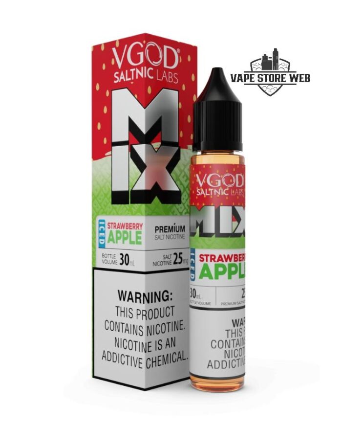 VGOD Mix Saltnic Price in Dubai ICED STRAWBERRY APPLE