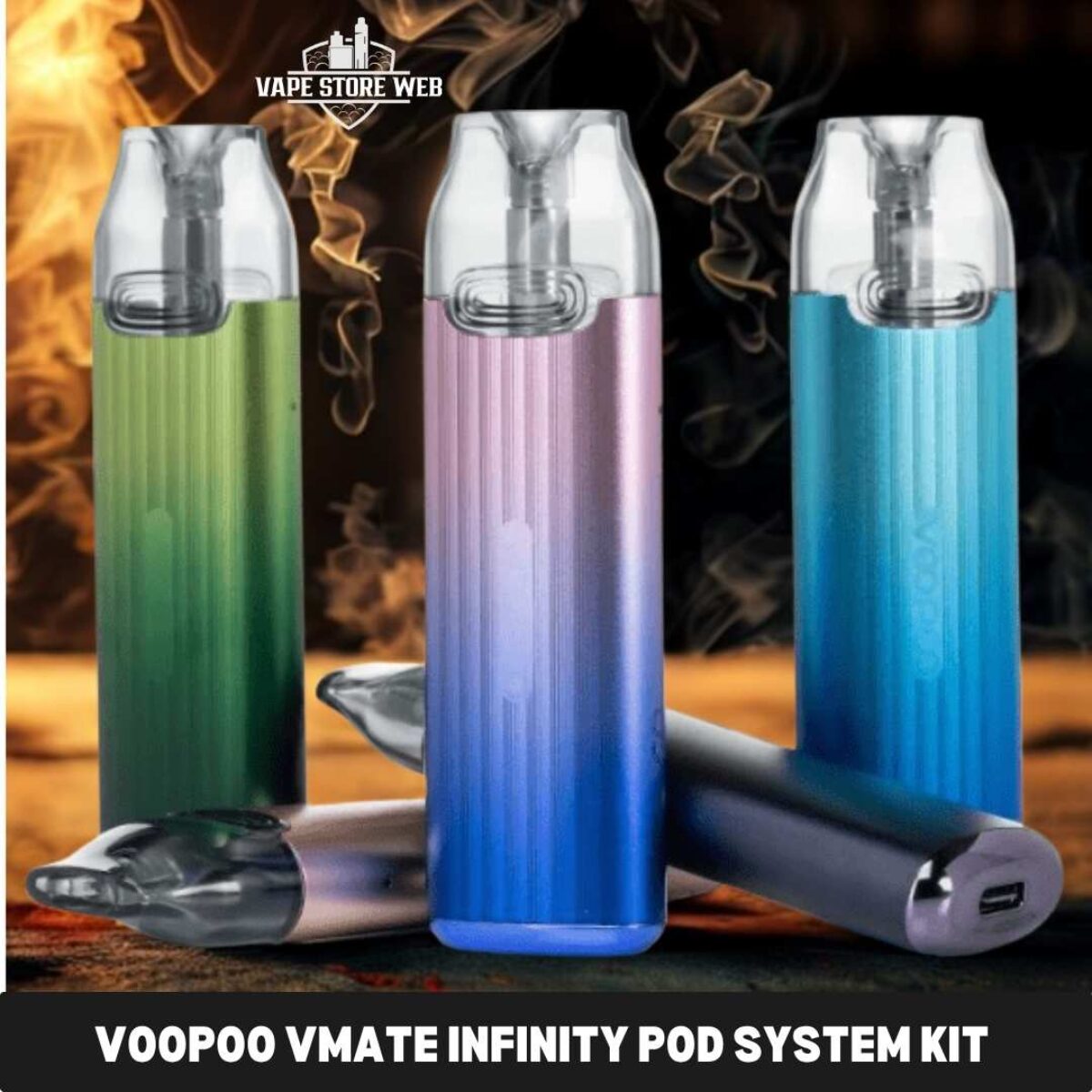 Voopoo Vmate Max Pod VooPoo Vmate Infinity Edition Vape Kit | 1 X Free E-Liquid 