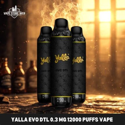 Yalla Evo DTL 0.3 Mg 12000 puffs Disposable Vape