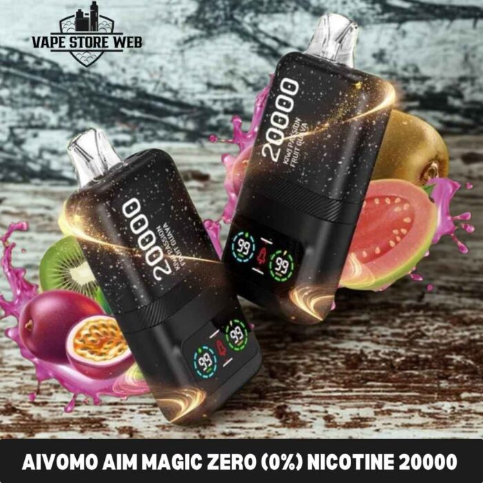 Aivomo aim magic zero (0_) nicotine 20000 puffs disposable Vape in Dubai Aivomo aim magic zero (0_) nicotine 20000 puffs disposable Vape in Dubai