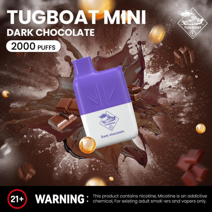 Tugboat-Mini-2000-Puffs-2-Nicotine-Disposable-Vape-in-UAE-Dark Chocolate