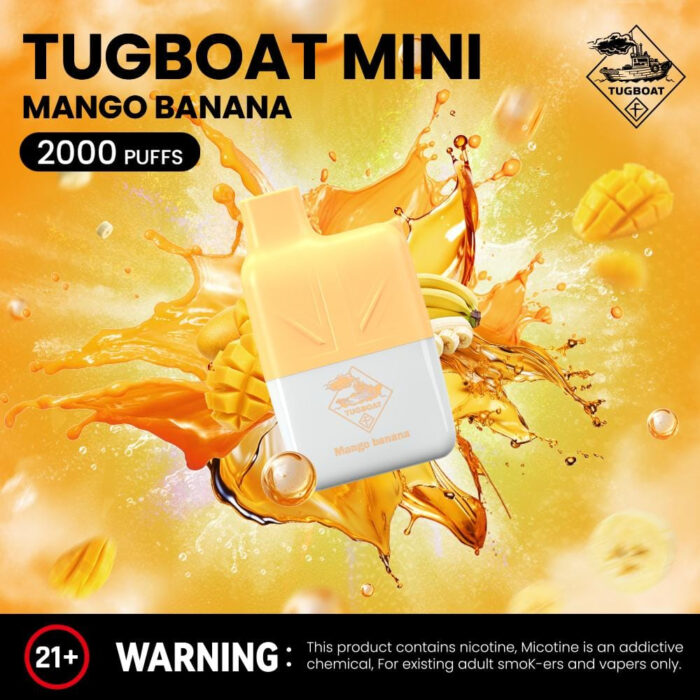 Tugboat-Mini-2000-Puffs-2-Nicotine-Disposable-Vape-in-UAE-mango Banana