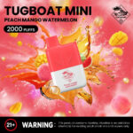 Tugboat-Mini-2000-Puffs-2-Nicotine-Disposable-Vape-in-UAE-peach Mango Watermelon