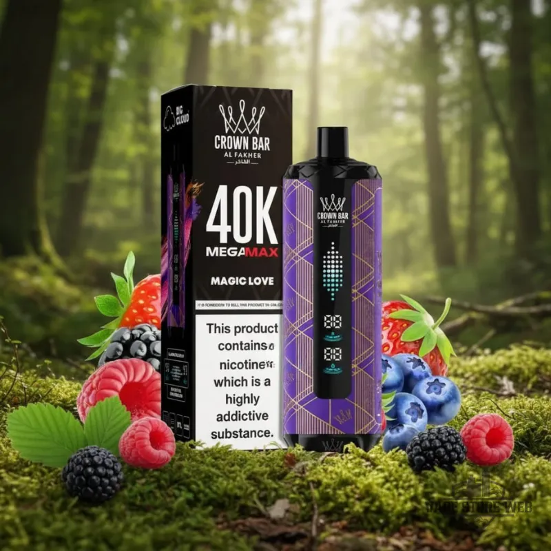 Al Fakher Crown Bar Mega Max 40K Disposable Vape in Dubai 13 Al Fakher Crown Bar Mega Max 40k Disposable Vape In Dubai Magic Love